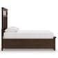 Ashley Taffenbrook Queen Storage Bed in Medium Brown, , large