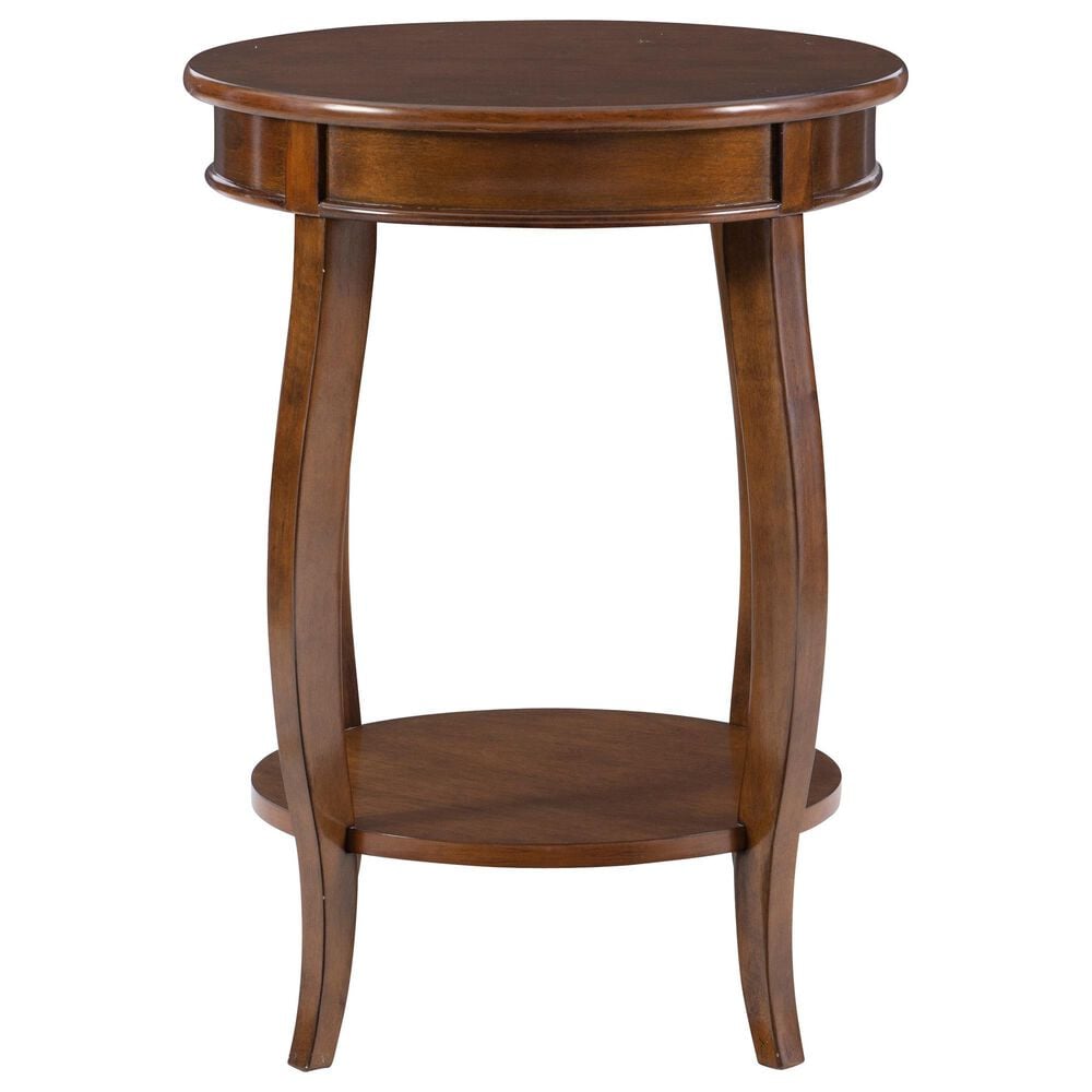 Linon Home Decor Rainbow Side Table in Hazelnut, , large