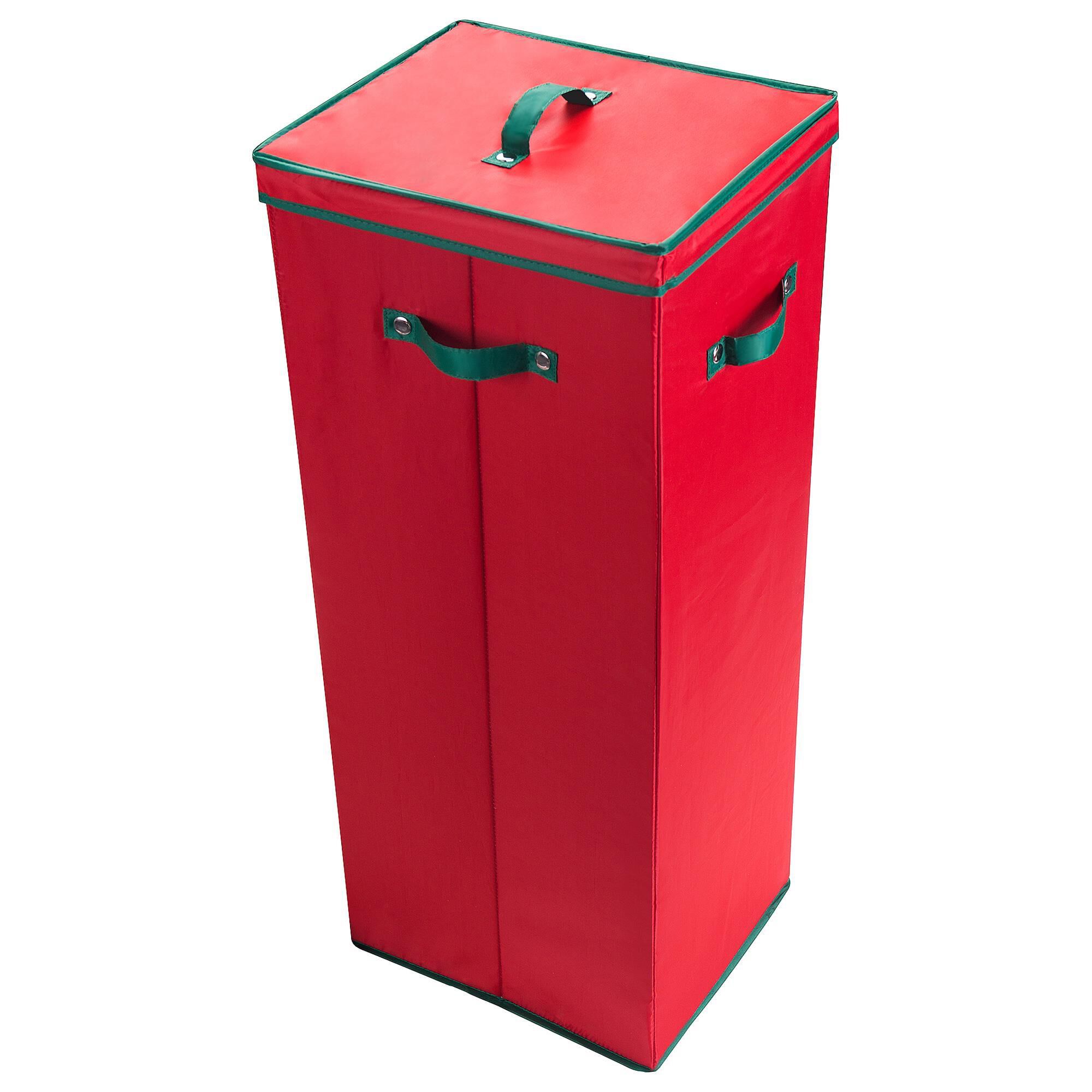 Timberlake Wrapping Paper Storage Organizer in Red and Green