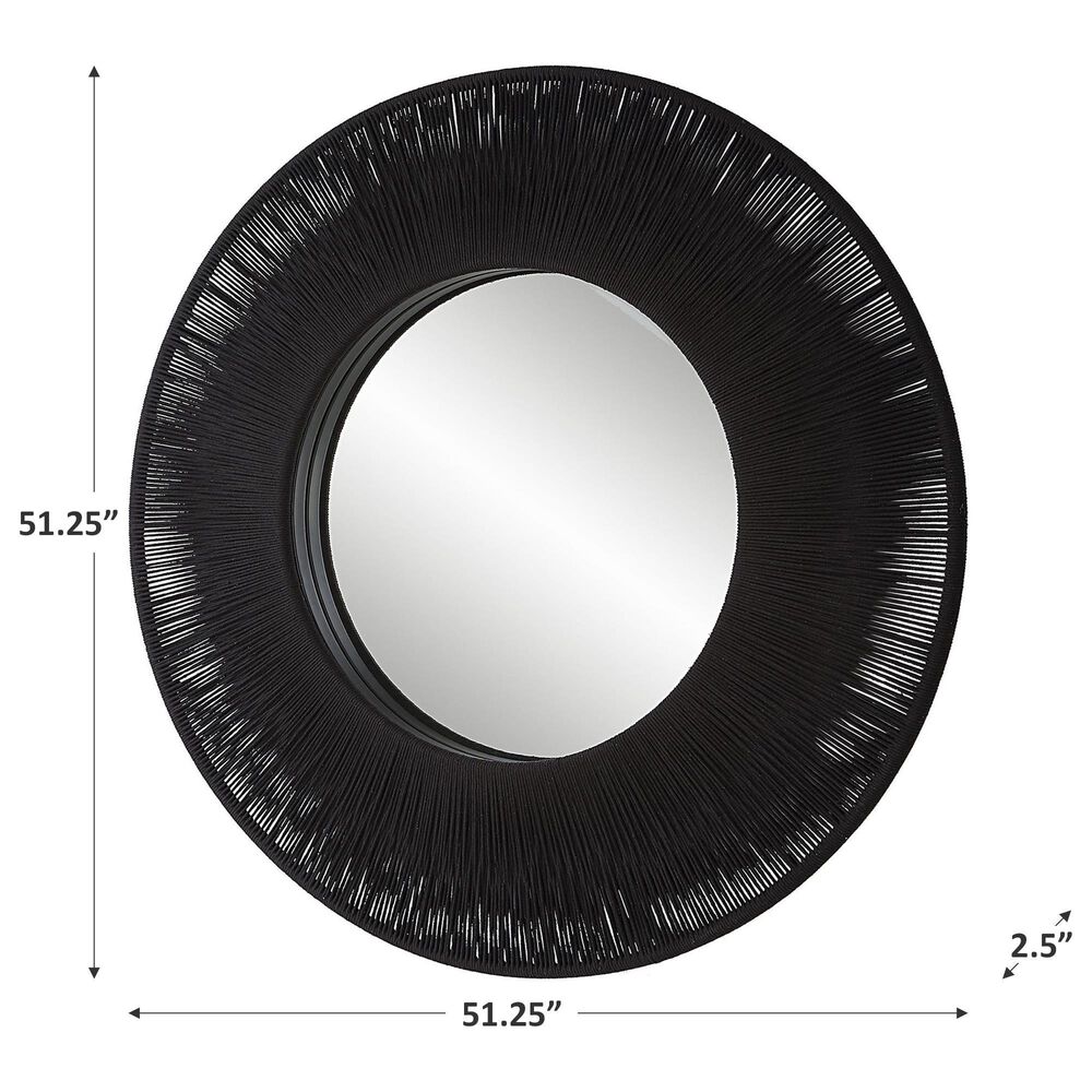 Uttermost Sailor&#39;s Knot Mirror in Black, , large