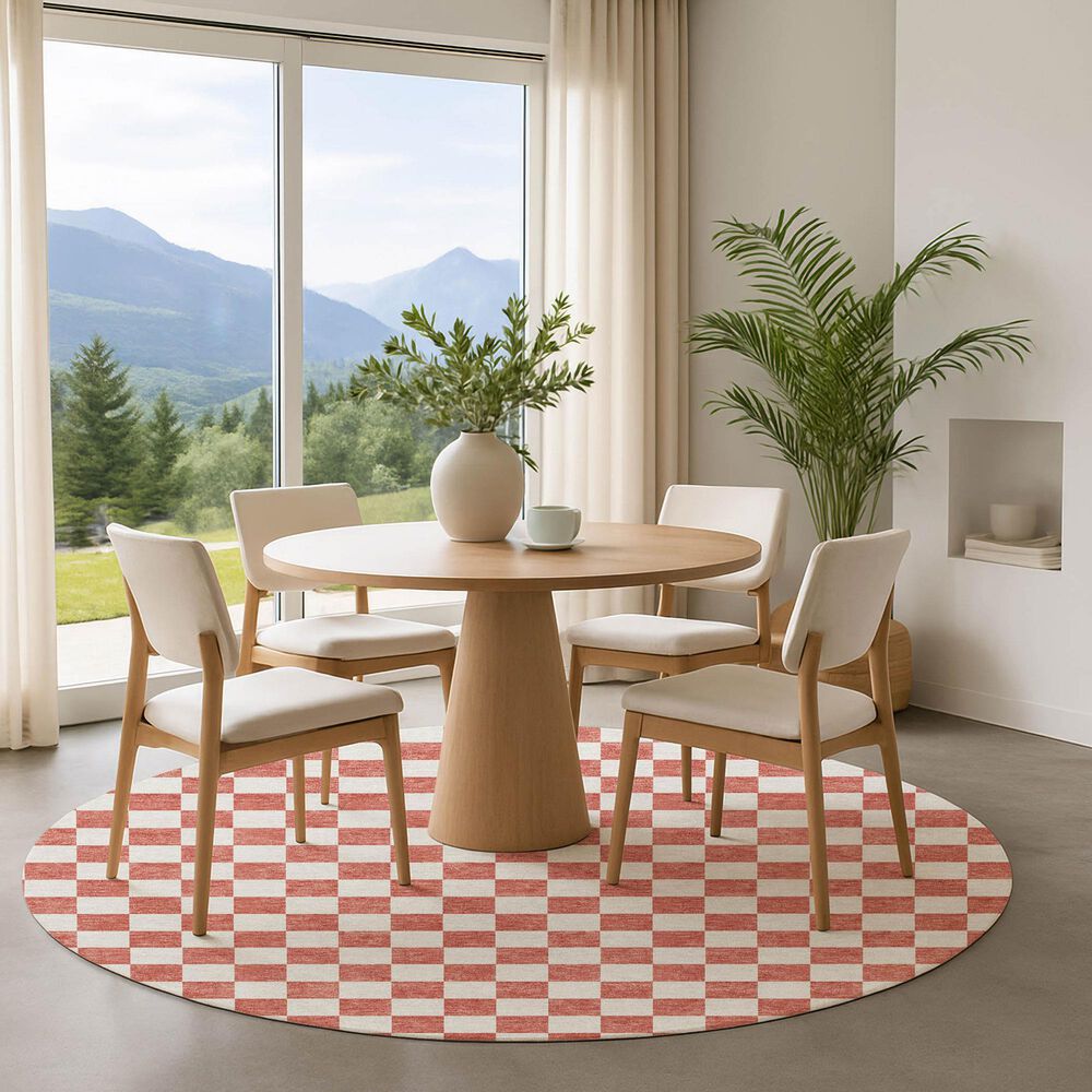 Dalyn Rug Company The Reserve TR7 Coral 8&#39; Round Indoor/Outdoor Area Rug, , large