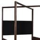 Millenium Dilenno California King Canopy Panel Bed in Dark Brown, , large