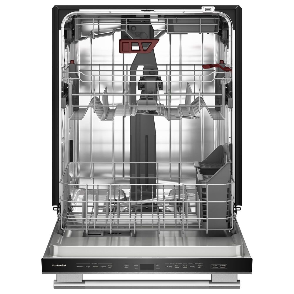 KitchenAid 24&quot; Third Level Jet Rack Dishwasher with 40+ Total Wash Jets and Bar Handle in PrintShield Stainless, , large