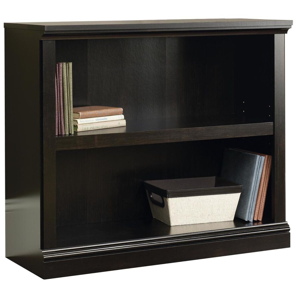Sauder 2-Shelf Bookcase in Estate Black, , large