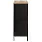 OSP Home Ace 2-Piece Desk with Hutch and Bookcase in River Oak and Black, , large