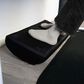 Arozzi Velvet Memory Foam Footrest in Black, , large