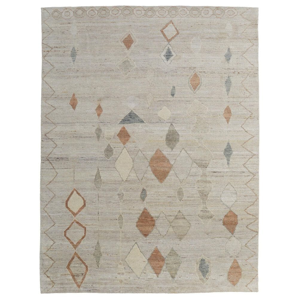 Feizy Kasbah 2" x 3" Tan, Orange and Gray Area Rug, , large
