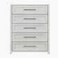Sasha Lee 5-Piece Queen Storage Bedroom Set in Brushed White, , large