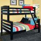 Parkerville Furniture Line Porter Twin over Full Bunk Bed in Black, , large
