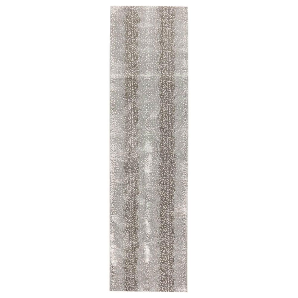 Jaipur Catalyst Axis Fallen Rock and Moonbeam 2&#39;2&quot; x 8&#39; Runner, , large