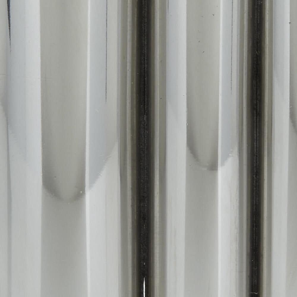 Maple and Jade Organ Pipe Tube Decorative Vase in Polished Silver, , large