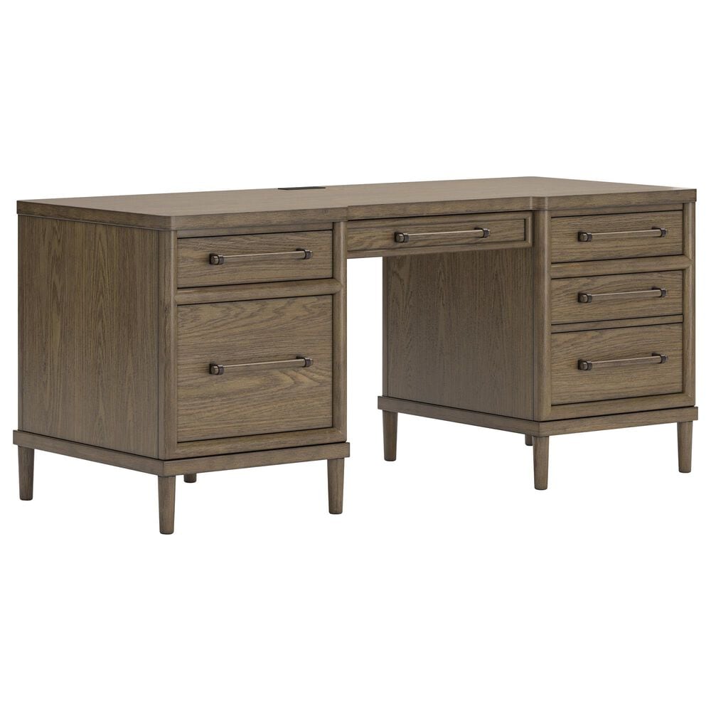 Ashley Roanhowe 68" Writing Desk in Brown, , large