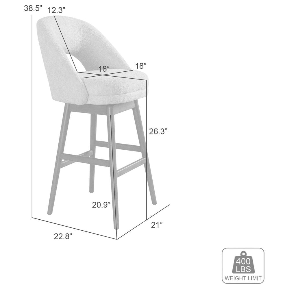 Blue River Adrian Swivel Counter Height in Gray, , large