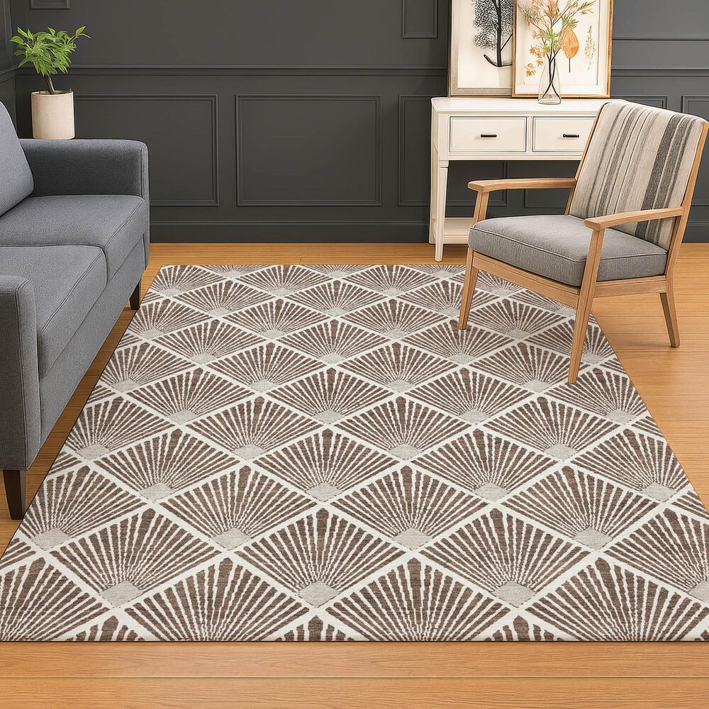 Dalyn Rug Company The Reserve TR9 Brown 3&#39; x 5&#39; Indoor/Outdoor Area Rug, , large