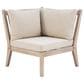 Linon Home Decor Teagon Patio Corner Chair in Beige, , large