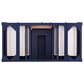 James Martin Vanities Brittany 48" Single Bathroom Vanity in Victory Blue with 3 cm Charcoal Soapstone Quartz Top and Rectangle Sink, , large