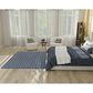 Nourison Twist Reversible 5" x 7" Blue Indoor/Outdoor Area Rug, , large