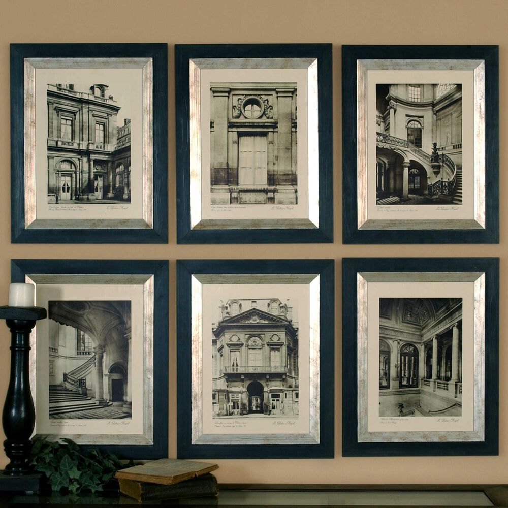 Uttermost Paris Scene Framed Art (Set of 6), , large