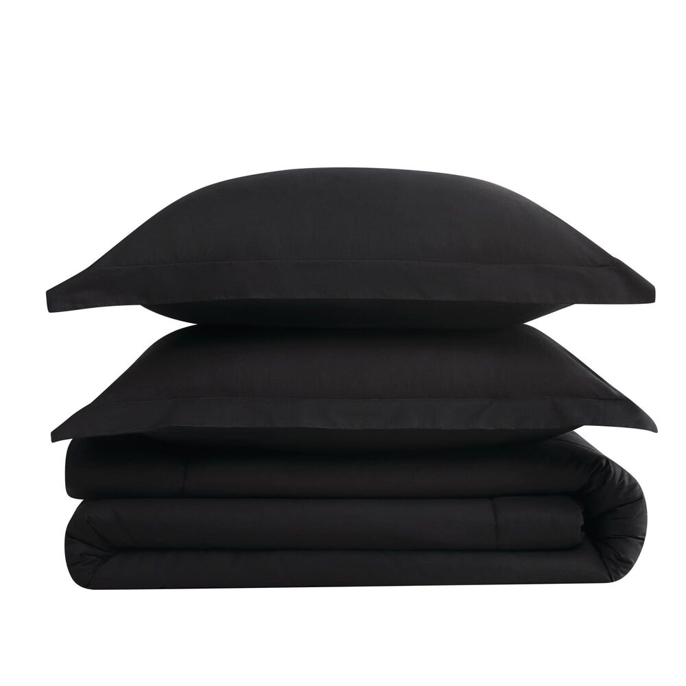 Pem America 3-Piece Full/Queen Comforter Set in Black, , large