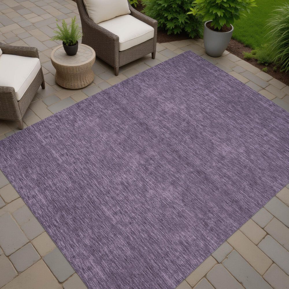 Dalyn Rug Company Soft Essentials Solid Plum 3' x 5' Area Rug, , large