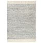 L&R Resources Savanna Blue and Ivory 9" x 12" Area Rug, , large