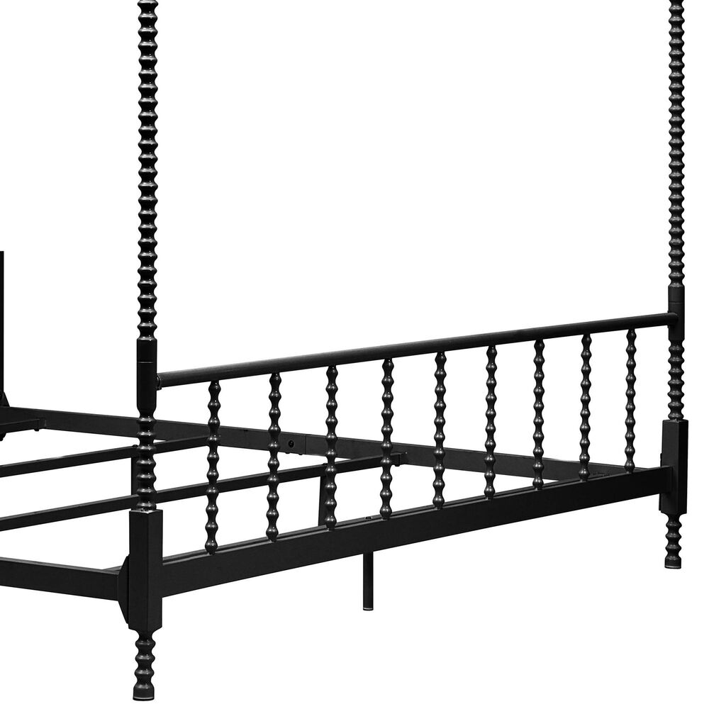 Furniture of America Elliot King Canopy Bed in Black, , large
