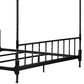 Furniture of America Elliot King Canopy Bed in Black, , large