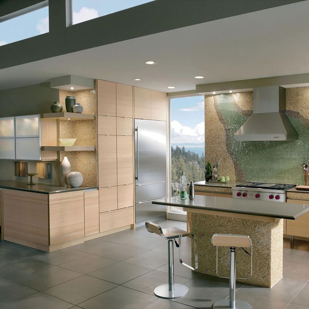 Sub Zero Designer 20.4 Cu. Ft. Over and Under Refrigerator with Right Hinge in Panel Ready, , large