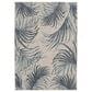 Central Oriental Melbourne Dalan 7"10" x 9"10" Vanilla and Lagoon Area Rug, , large