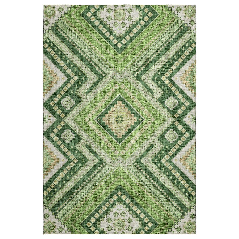 Dalyn Rug Company Portico PO5 Green 8" x 10" Area Rug, , large