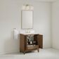 37B Fenwick 30" Single Bathroom Vanity in Kona with Glossy White Composite Stone Top and Backsplash, , large