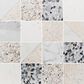 Soho Studio Elizabeth Sutton Terrazzi Swan 2.87" x 2.87" on 11.81" x 11.81" Mosaic Sheet, , large
