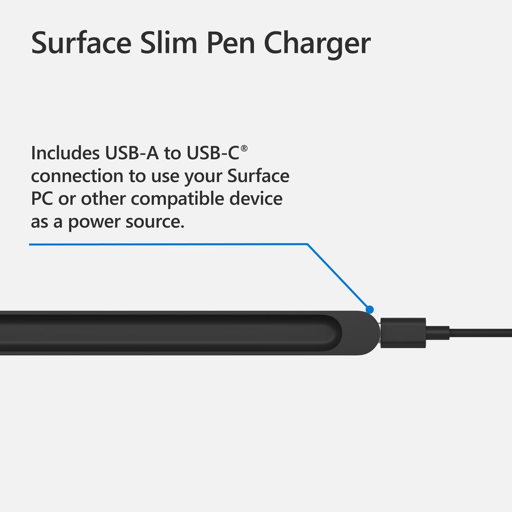 Microsoft Surface Slim Pen Charger in Black, , large