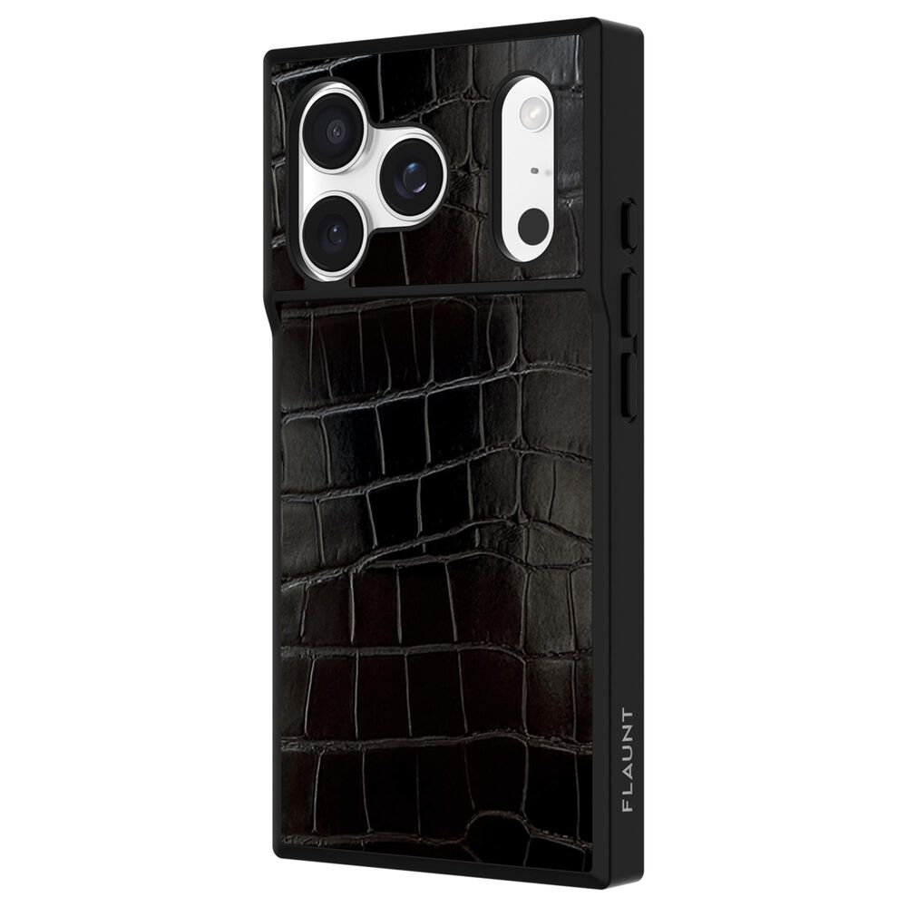 Case-Mate Square MagSafe Case for iPhone 17 Pro in Black Crocodile, , large