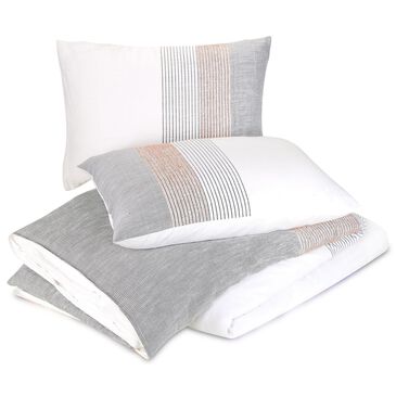 Peking Handicraft Holden 3-Piece Full/Queen Duvet Cover Set in Gray, , large