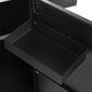 HOMLUX 55.5" Outdoor Kitchen Island with Sink in Black and Stainless Steel, , large