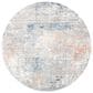 Safavieh Dream DRM428F 6"7" Round Grey and Blue Area Rug, , large