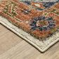 ROW by Oriental Weavers Gemma Rust and Blue 2"3" x 7" Runner, , large