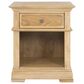 Homestyles Manor House 1 Drawer  1 Cubby Nightstand in Brown, , large