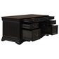 Liberty Furniture Meritage Junior Executive Desk in Aged Charcoal and Caramel, , large