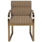 Vanguard Furniture Jett Arm Chair in Brushed Brass, , large
