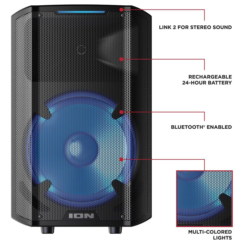 Ion Trouper 300 Portable Speaker System in Black, , large