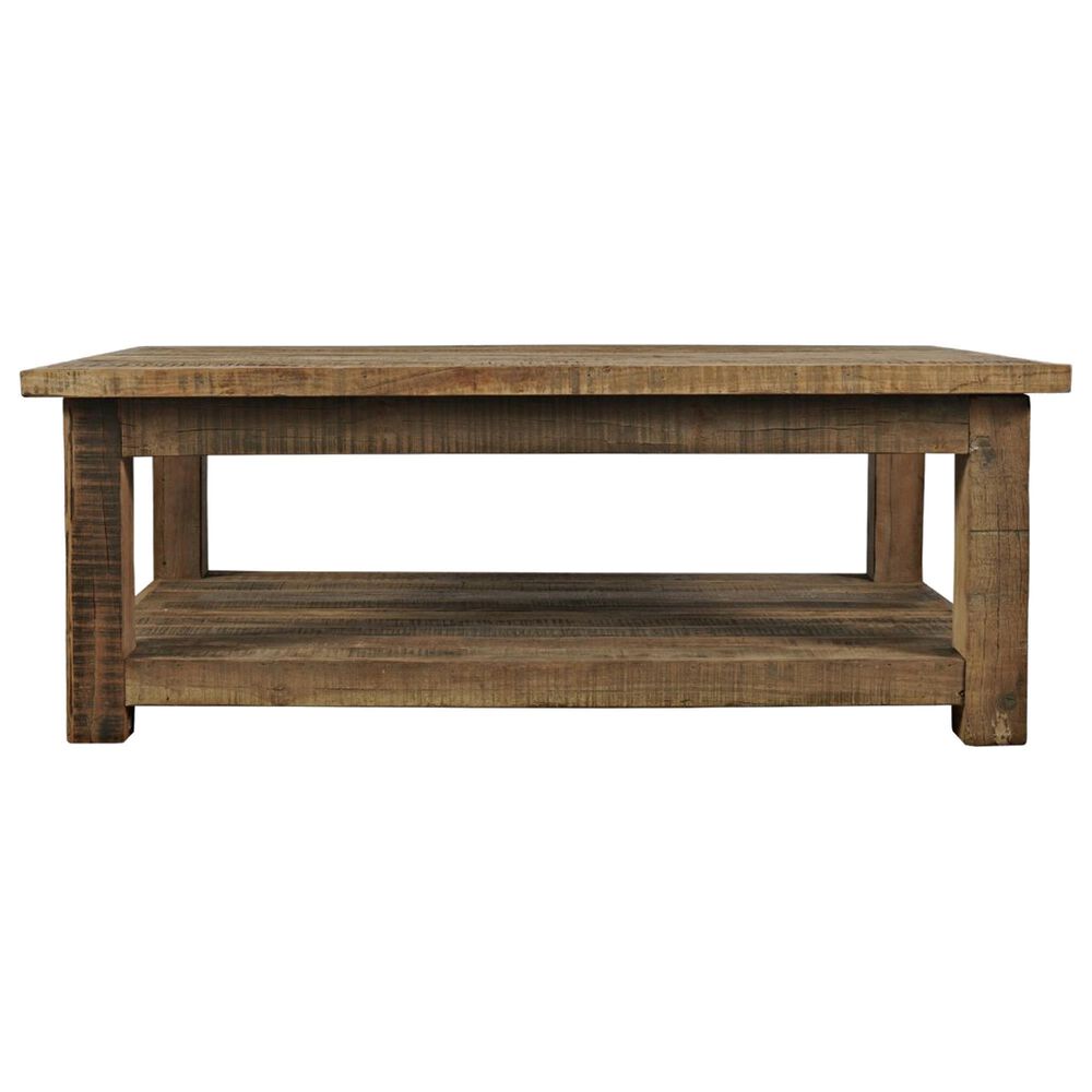 Waltham Reclamation 1-Shelf Coffee Table in Brown, , large