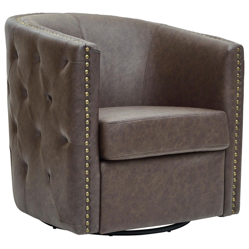 Ashley Brentlow Swivel Accent Chair in Granite, , large