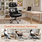 HOMLUX High Back Executive Office Chair with PU Leather in Black, , large