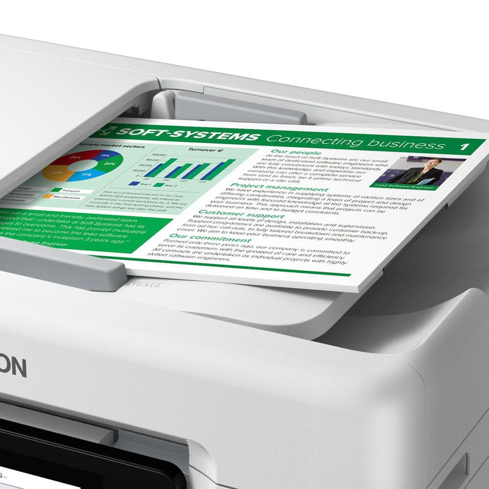 Epson WorkForce Pro WF-4930 Wireless All-in-One Inkjet Printer in White, , large