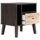 Ashley Piperton Nightstand in Brown and Dark Charcoal, , large