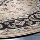 Safavieh Lyndhurst 7" Round Cream and Anthracite Area Rug, , large