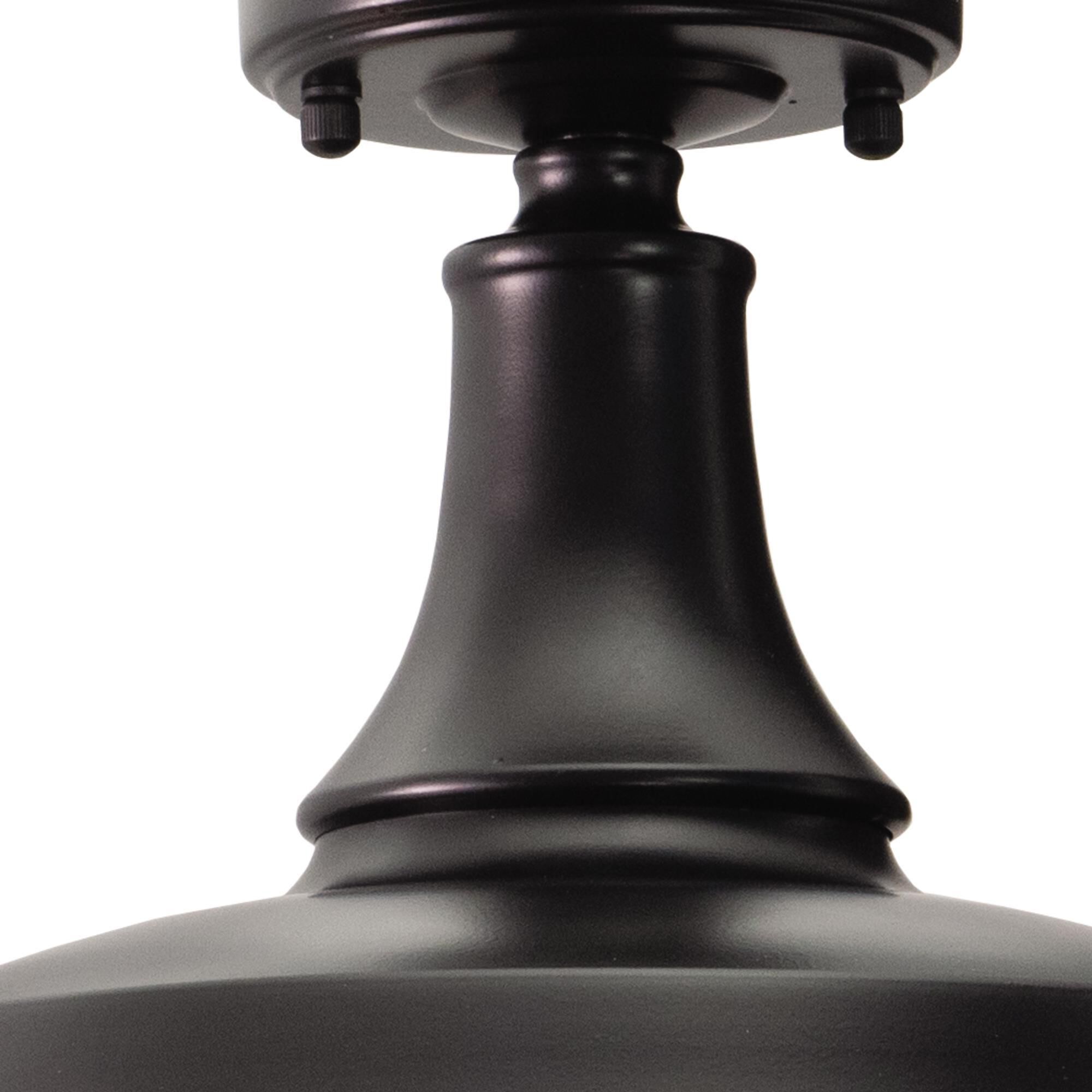 Vaxcel Dorado 1-Light Outdoor Semi-Flush in Dark Bronze