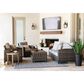 Signature Design by Ashley Cloverbrooke 4-Piece Conversation Set in Gray, , large